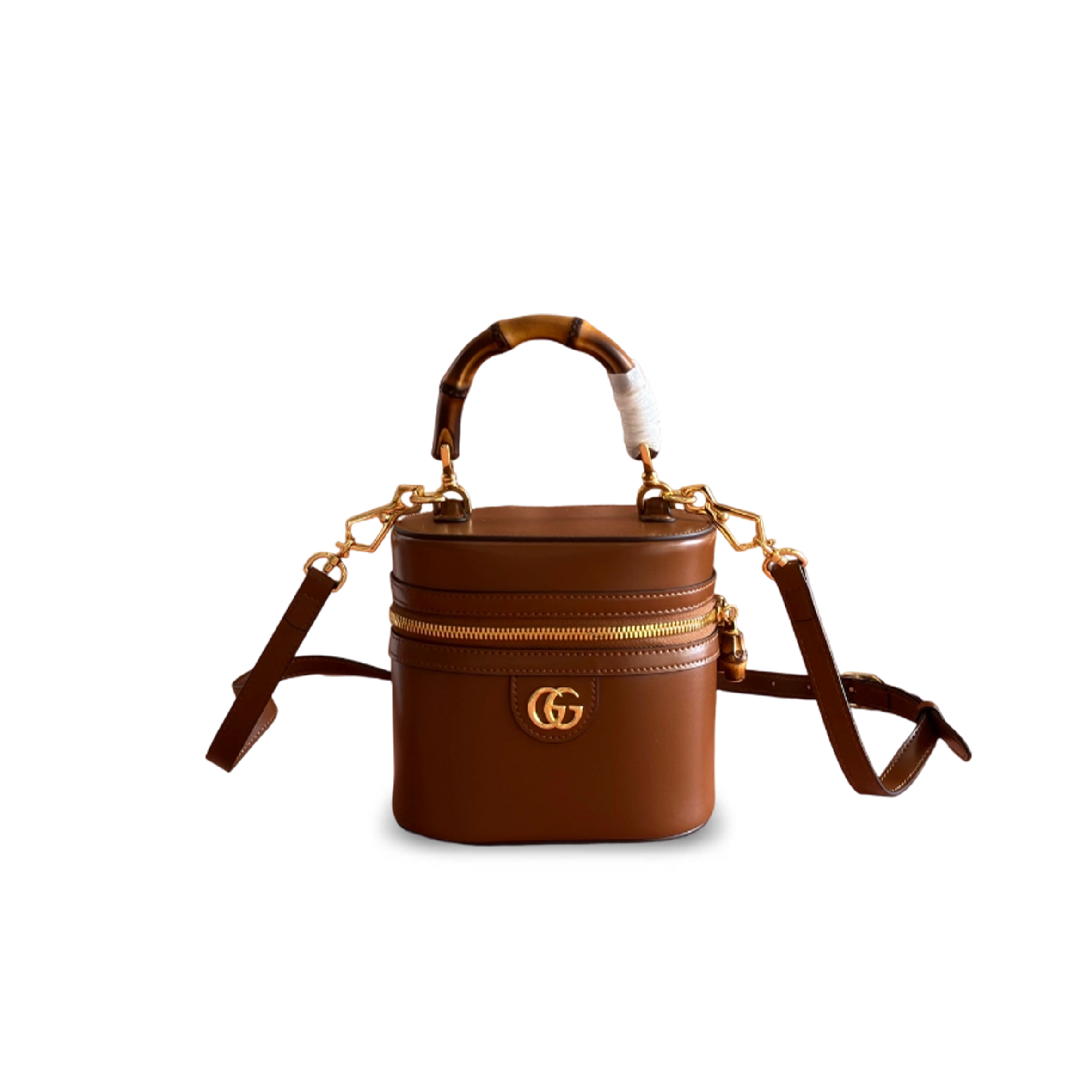 GUCCI MINI BAMBOO SHOULDER BAG 760200 (15.5*13.5*4cm)